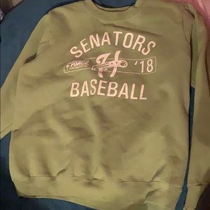 Senators baseball crew neck hoodie